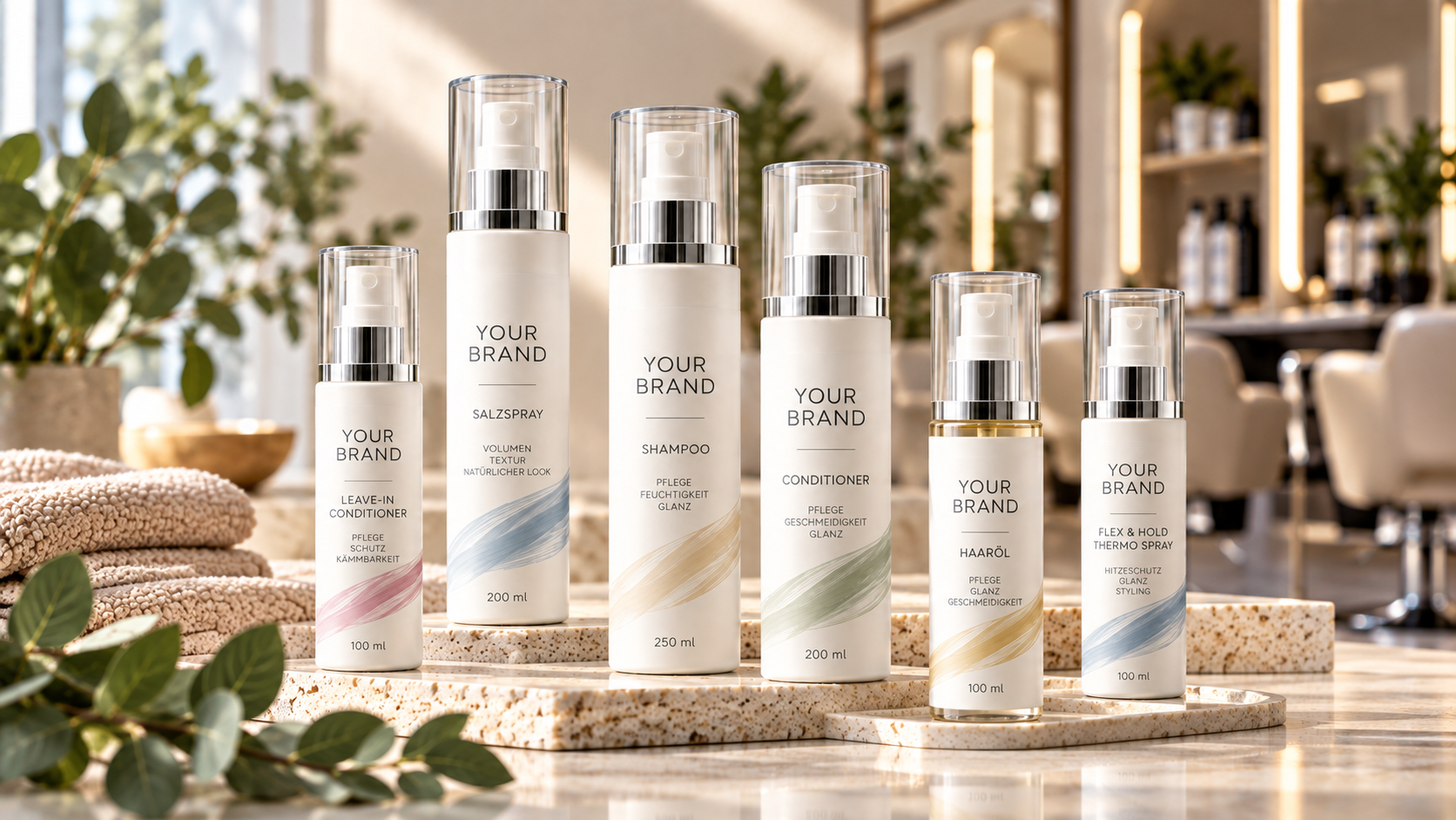 Private Label Haarkosmetik – individuelle Haarpflegeprodukte für Friseure